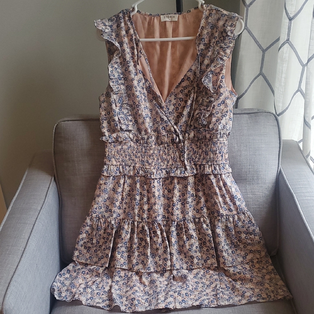 Floral Ruffle Dress
